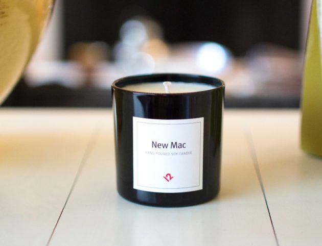 That New Mac smell can waft through your home thanks to this $24 candle